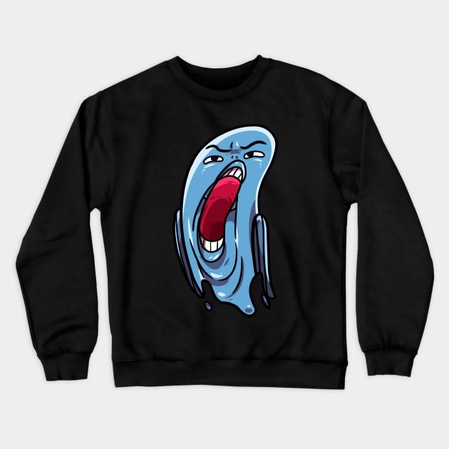 Fish scream Crewneck Sweatshirt by Aitho Studio